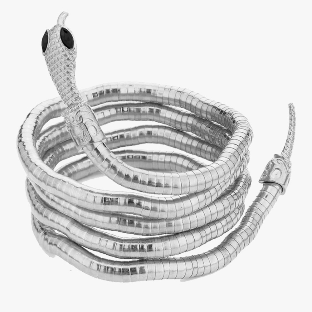 LAKIYOYO Bendable Snake Bracelet for Women Adjustable Punk Snake Choker - Picture 3 of 5